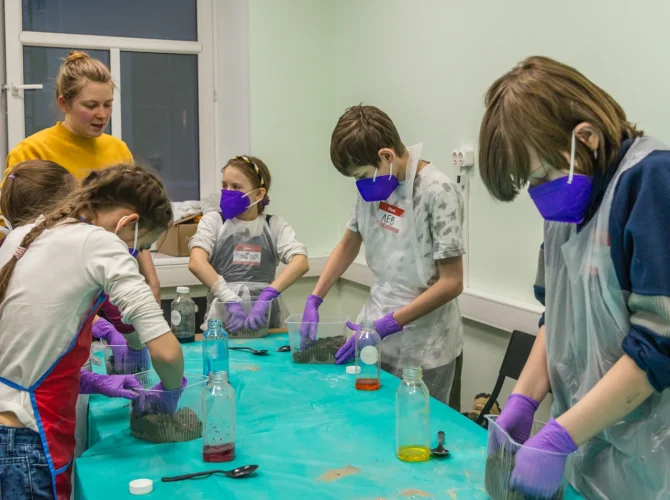 Как устроен железобетон. Детский мастер-класс по созданию изделия из бетона (8-12 лет) 