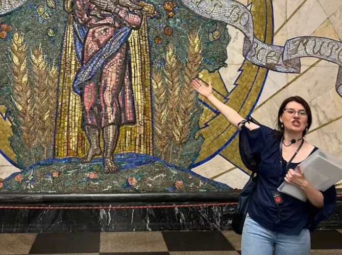 Подземная симфония шедевров Алексея Душкина. Экскурсия по метро 